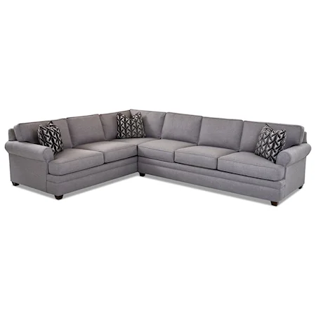 2-Piece Sectional Sofa w/ RAF Sofa